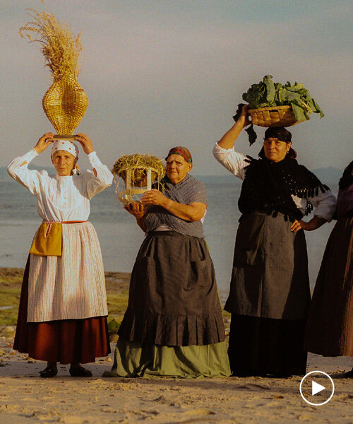 spanish artisans repurpose macroalgae and seashells to weave bio-based baskets